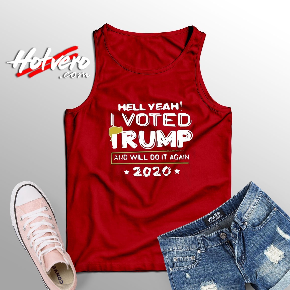 Voted Trump 2020 Custom Design Tank Top