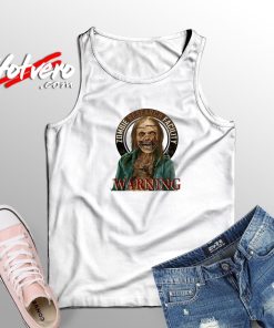 Warning Zombie Halloween Casual Tank Top