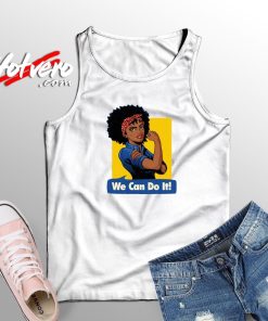 We Can Do It Black Queen Unisex Tank Top