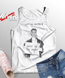 What Do You Mean Justin Bieber Custom Unisex Tank Top