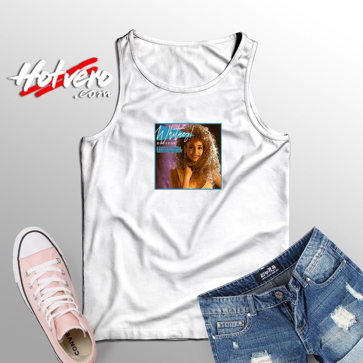 Whitney Houston I Wanna Dance With Somebody Casual Tank Top