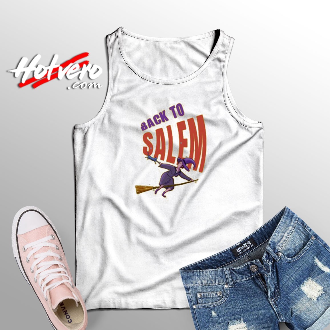 Witch Back To Salem Casual Tank Top