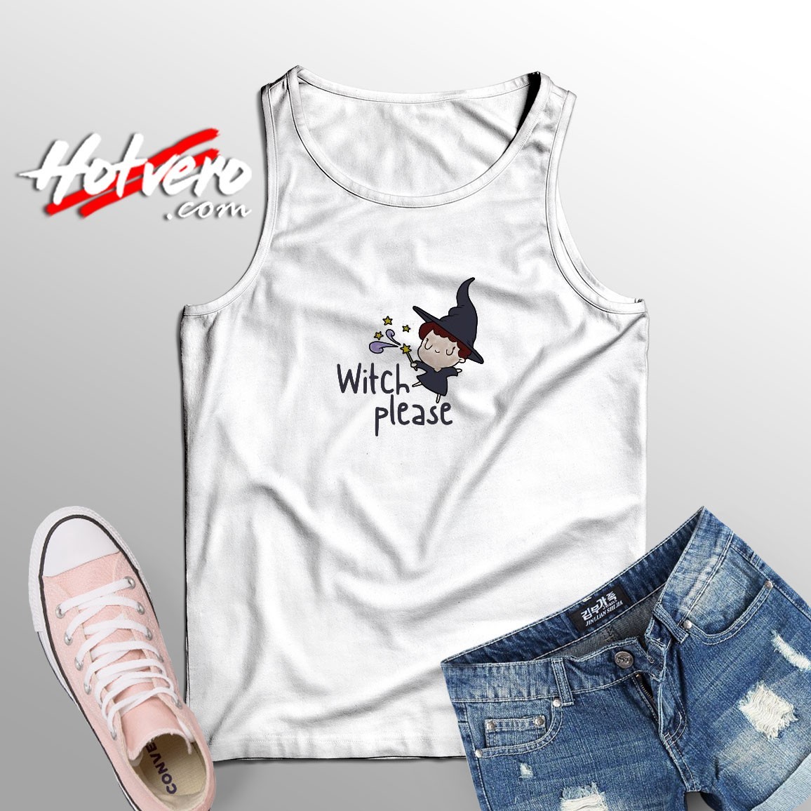 Witch Please Halloween Casual Tank Top