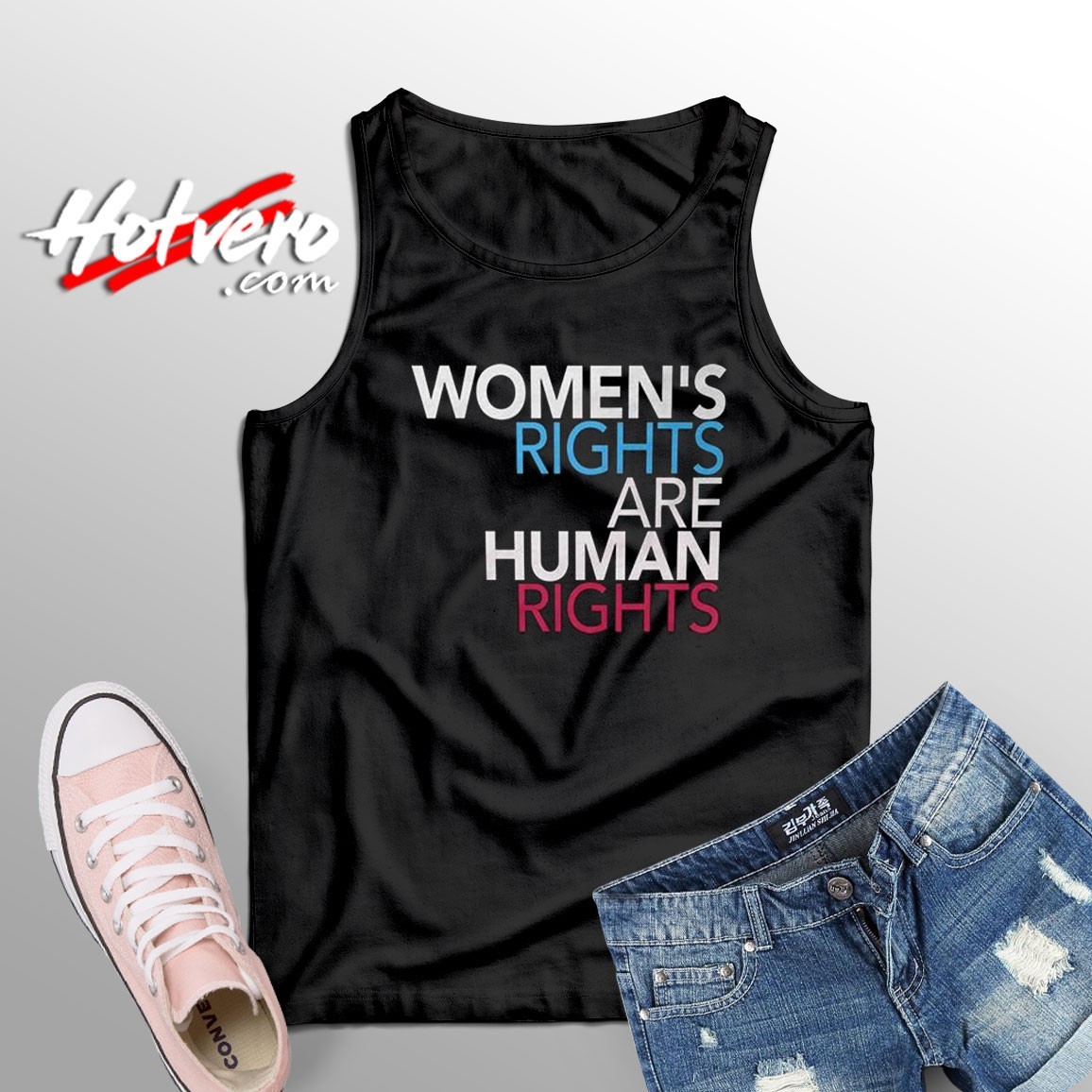 Women's Right Words Design Tank Top