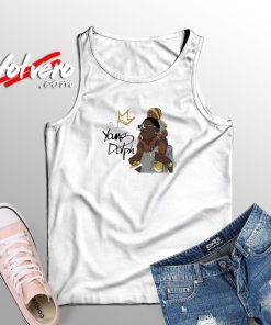 Young Dolph Cartoon Casual Tank Top
