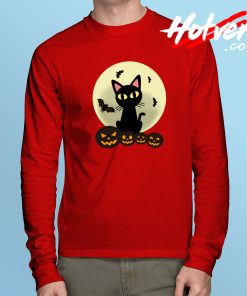 cat halloween Long Sleeve T Shirt