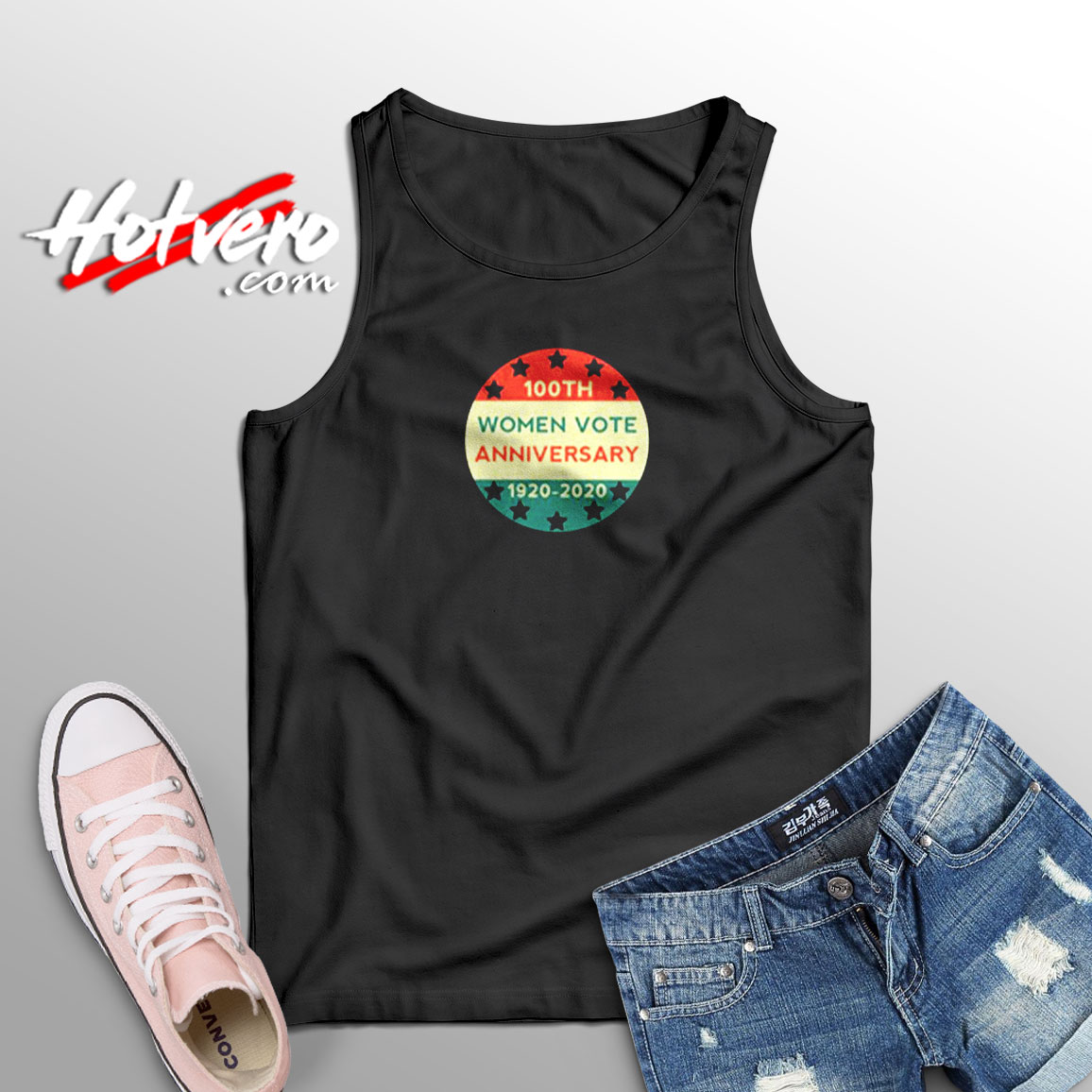100th Women Vote Anniversary Aesthetic Sleeveless Shirt