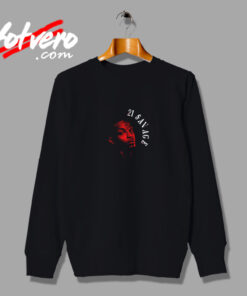 21 Savage Face Urban Sweatshirt