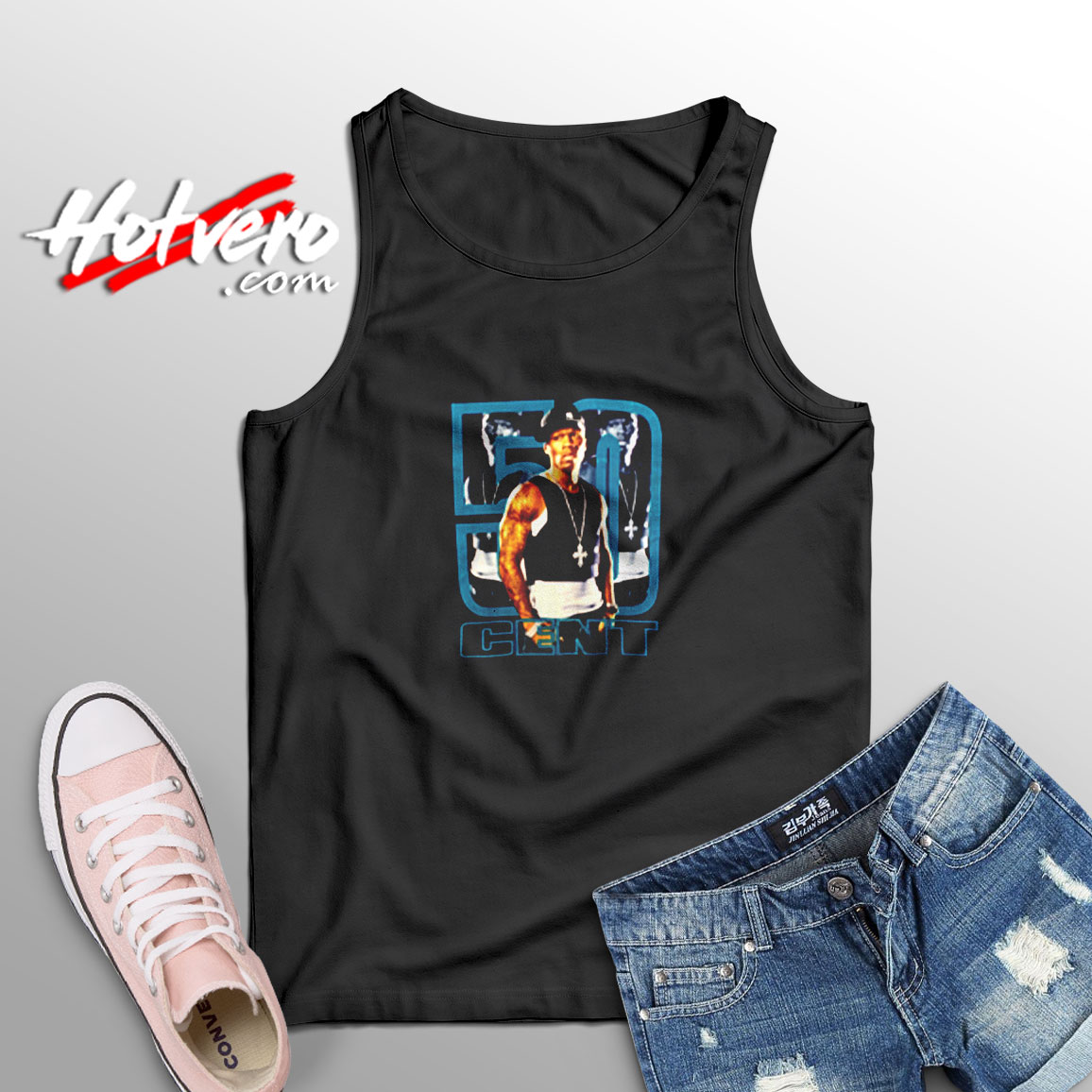 50 Cent Single Music Aesthetic Sleeveless Shirt
