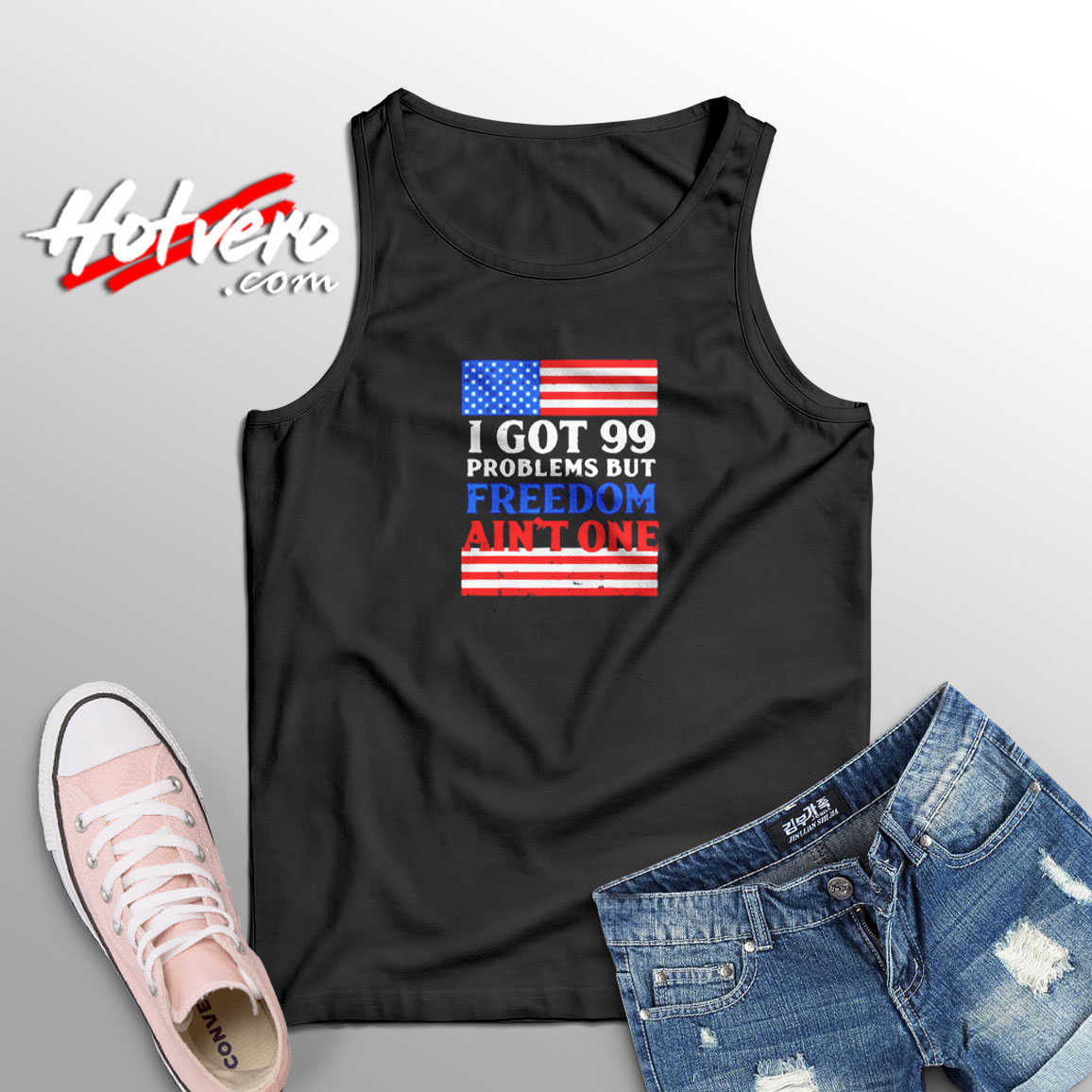 99 Problems Freedom Aesthetic Sleeveless Shirt