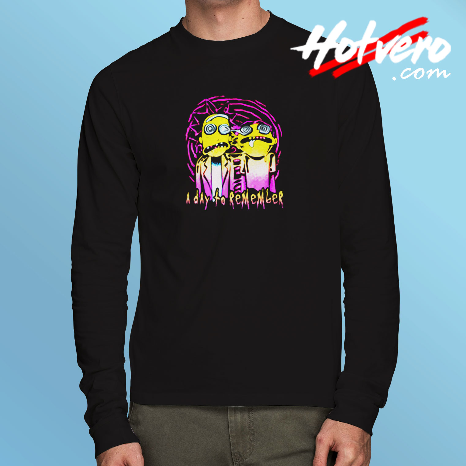 A Day To Remember Rick And Morty Long Sleeve T shirt