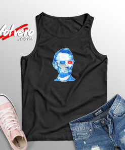 Abraham Lincoln 3d Glasses Aesthetic Sleeveless Shirt