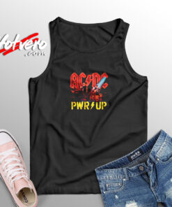 Acdc Power Up Stage Lights Official Aesthetic Sleeveless Shirt