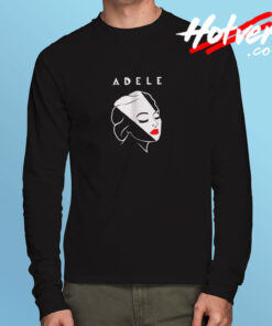 Adele Famous Singer Tour Logo Long Sleeve T shirt
