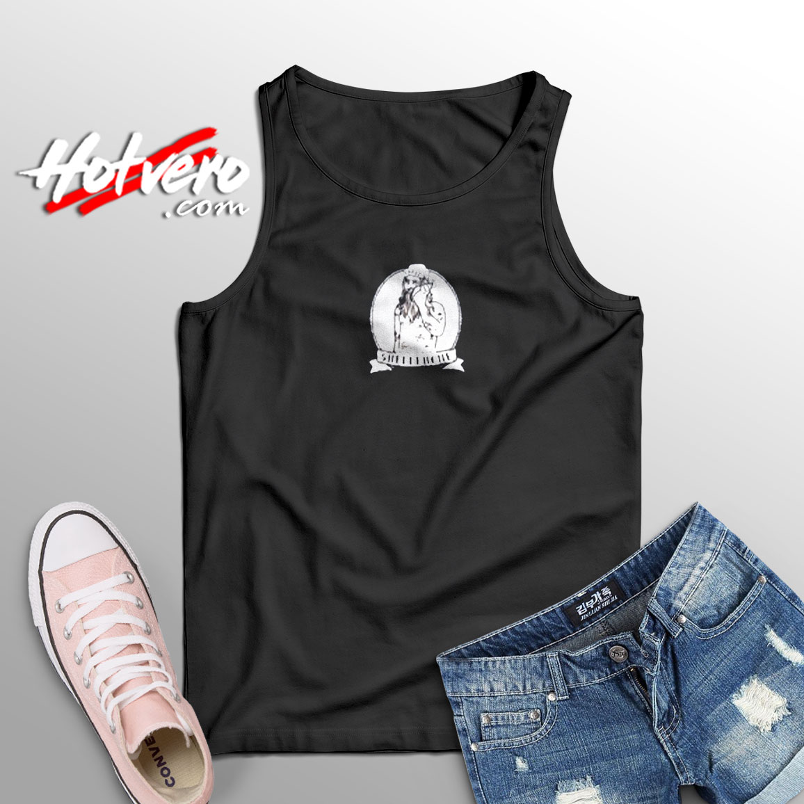 Ahoy Shell Phone Aesthetic Sleeveless Shirt