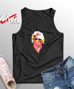 Albert Einstein Bandana Aesthetic Sleeveless Shirt