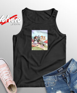 Alice Chased The White Rabbit Aesthetic Sleeveless Shirt