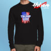 American Flag I’m A Trump Girl Long Sleeve T shirt