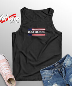 American Flag Lou Dobbs Aesthetic Sleeveless Shirt