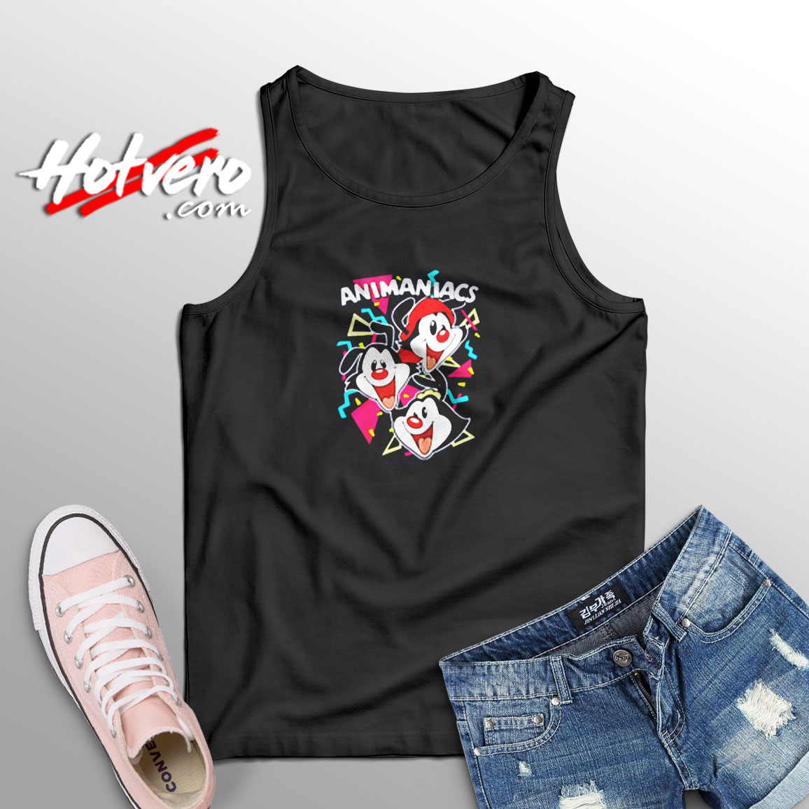 Animaniacs Party Yakko Wakko & Dot Aesthetic Sleeveless Shirt