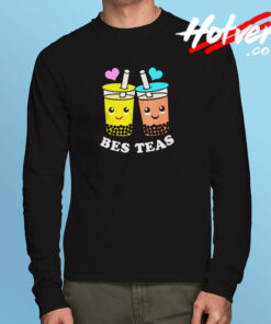 Anime Bes Teas Boba Bubble Tea Long Sleeve T shirt