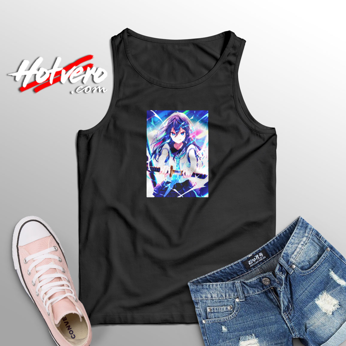 Anime Pastel Kawaii Aesthetic Sleeveless Shirt