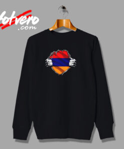 Armenia Roots Flag Urban Sweatshirt