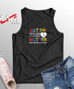 Autism Does Not Come Aesthetic Sleeveless Shirt