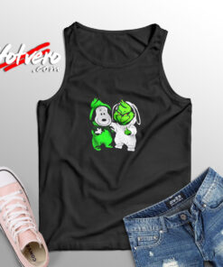 Baby Snoopy And Baby Grinch Aesthetic Sleeveless Shirt
