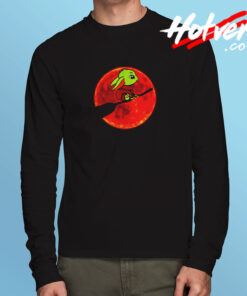 Baby Yoda Blood Moon Long Sleeve T shirt