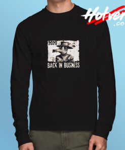 Back In Business Medieval Plague Doctor Long Sleeve T shirt