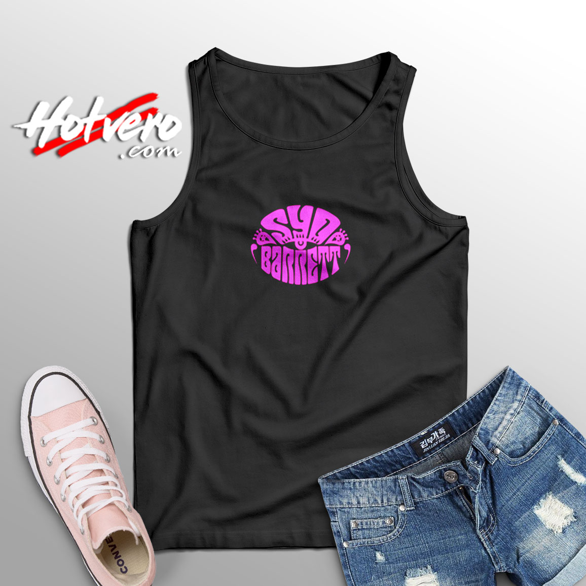 Barret Pink Floyd Inspired Psychedelic Aesthetic Sleeveless Shirt