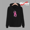 Baseball Pink Ribbon Urban Hoodie