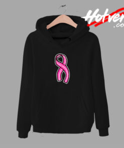 Baseball Pink Ribbon Urban Hoodie