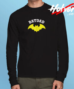 Batdad Halloween Horror Dad Father Papa Long Sleeve T shirt