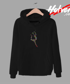 Baton Twirling Hearts Urban Hoodie