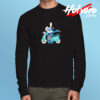 Be All You Can Be Bunny Rides In To Save The Day Long Sleeve T shirt