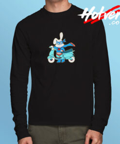 Be All You Can Be Bunny Rides In To Save The Day Long Sleeve T shirt