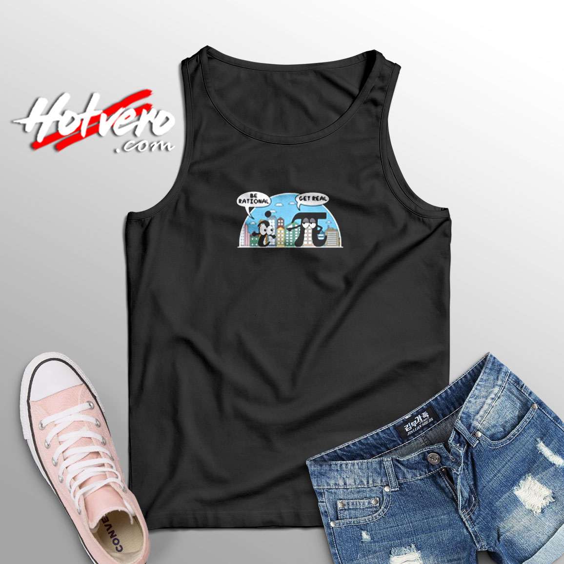 Be Rational Get Real Aesthetic Sleeveless Shirt