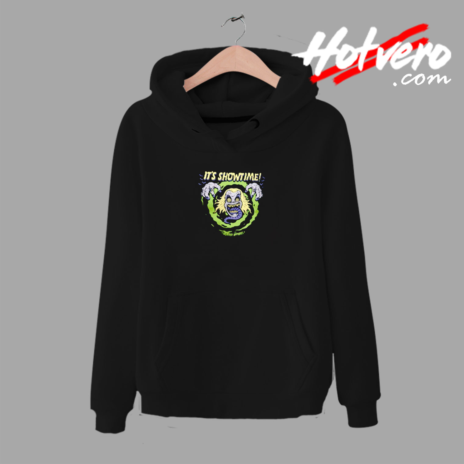 Beetlejuice It's Showtime Vintage Horror Urban Hoodie