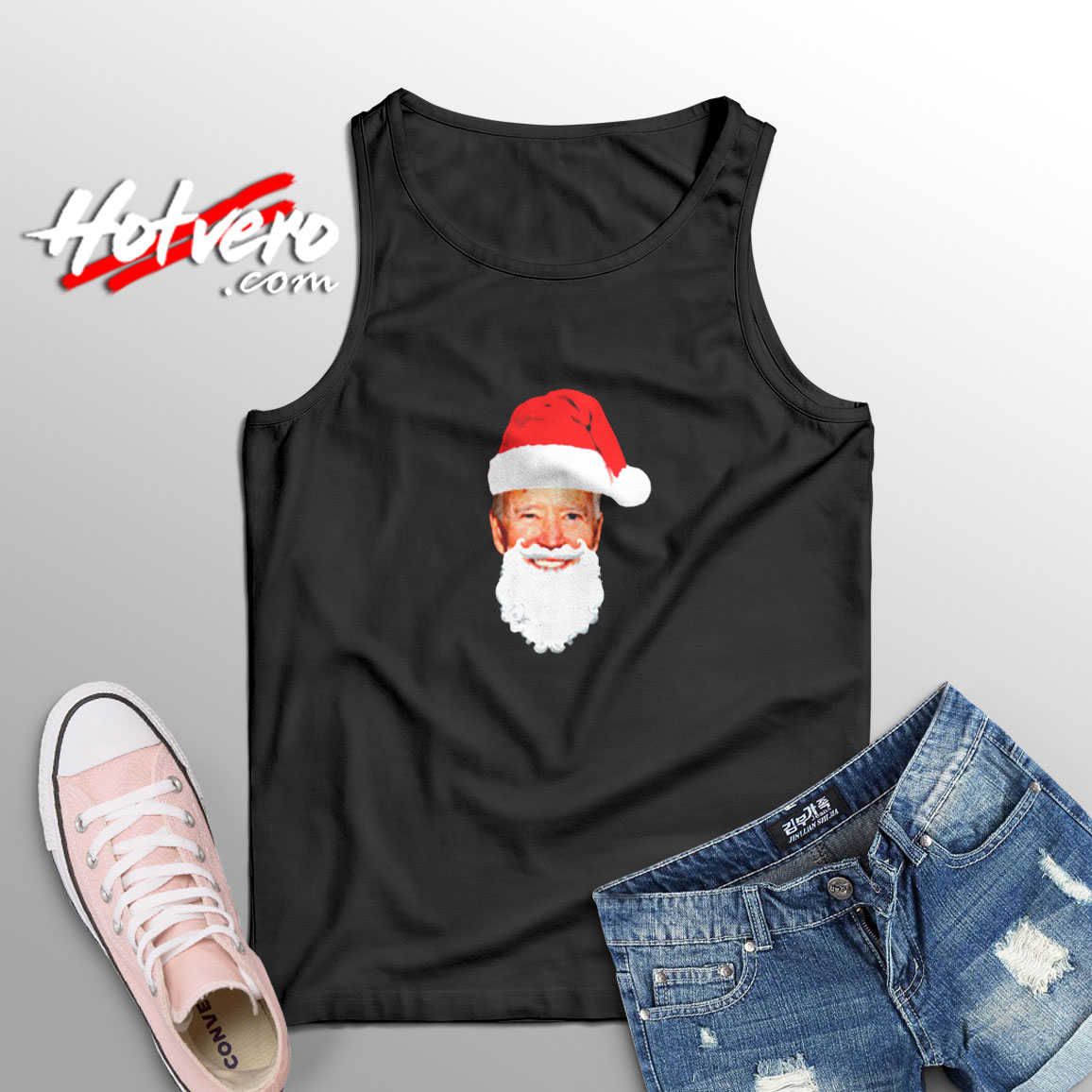 Biden Harris Santa Claus Christmas 2020 Aesthetic Sleeveless Shirt