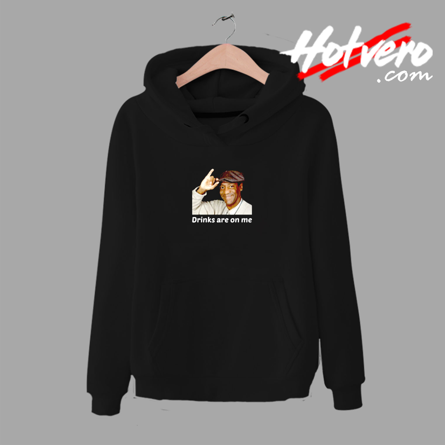 Bill Cosby Drinks Are On Me Funny Urban Hoodie