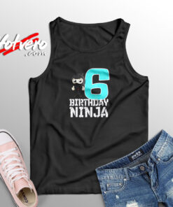 Birthday Ninja Aesthetic Sleeveless Shirt