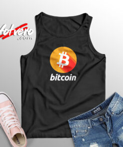 Bitcoin Logo Aesthetic Sleeveless Shirt