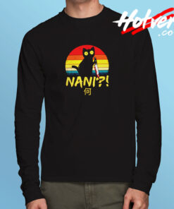Black Cat Nani Long Sleeve T shirt