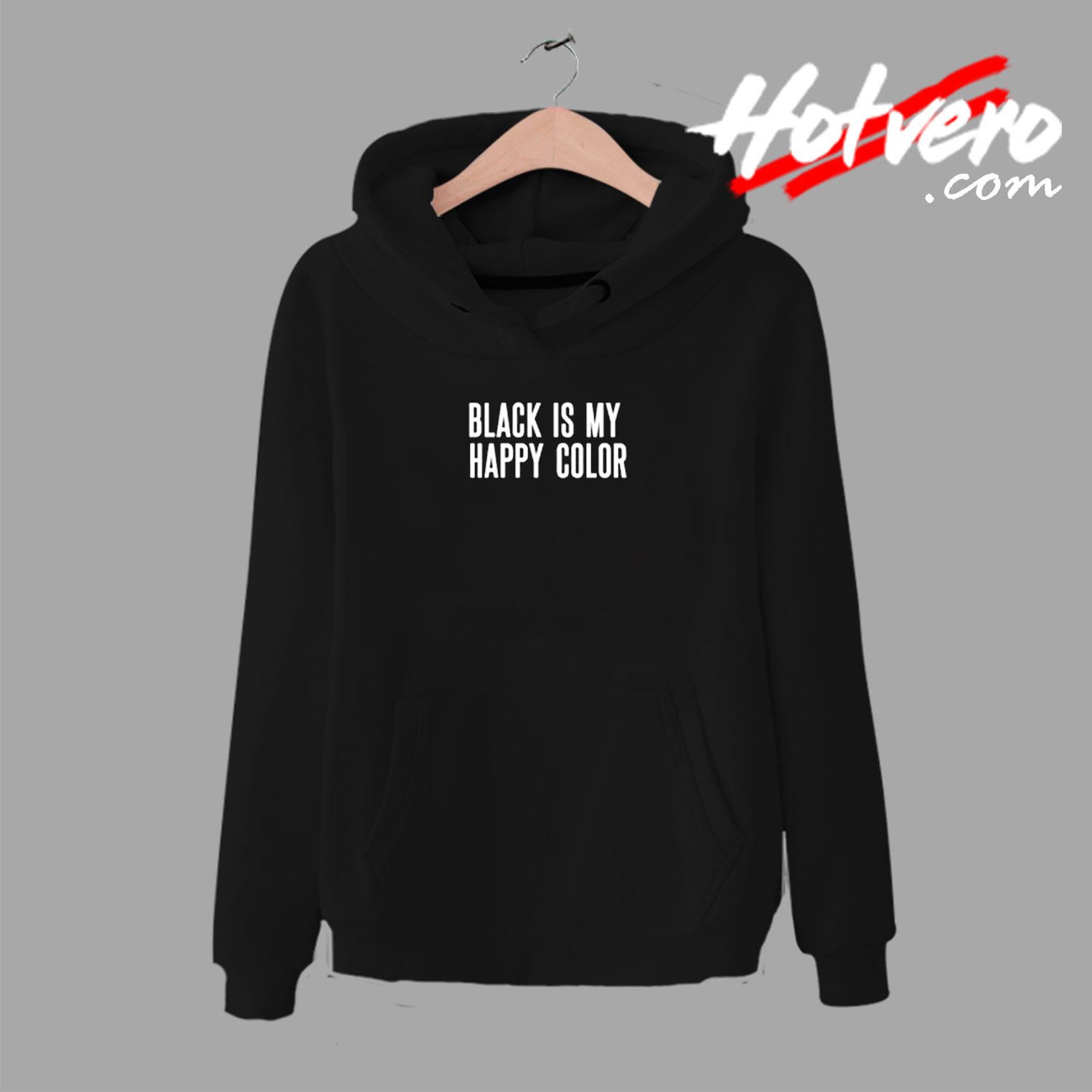 Black Is My Happy Color Urban Hoodie