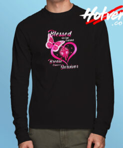 Blessed To Be Called Breast Cancer Survivor Long Sleeve T shirt