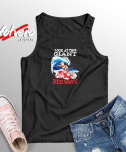 Blue Wave Trump Surfing Election Aesthetic Sleeveless Shirt