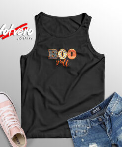 Boo Y’all Halloween Aesthetic Sleeveless Shirt