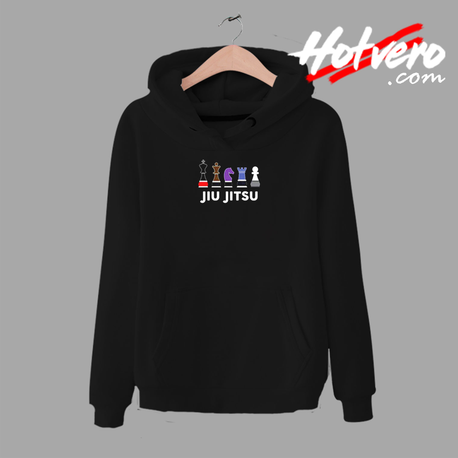 Brazilian Jiu Jitsu Chess Pieces Bjj Urban Hoodie